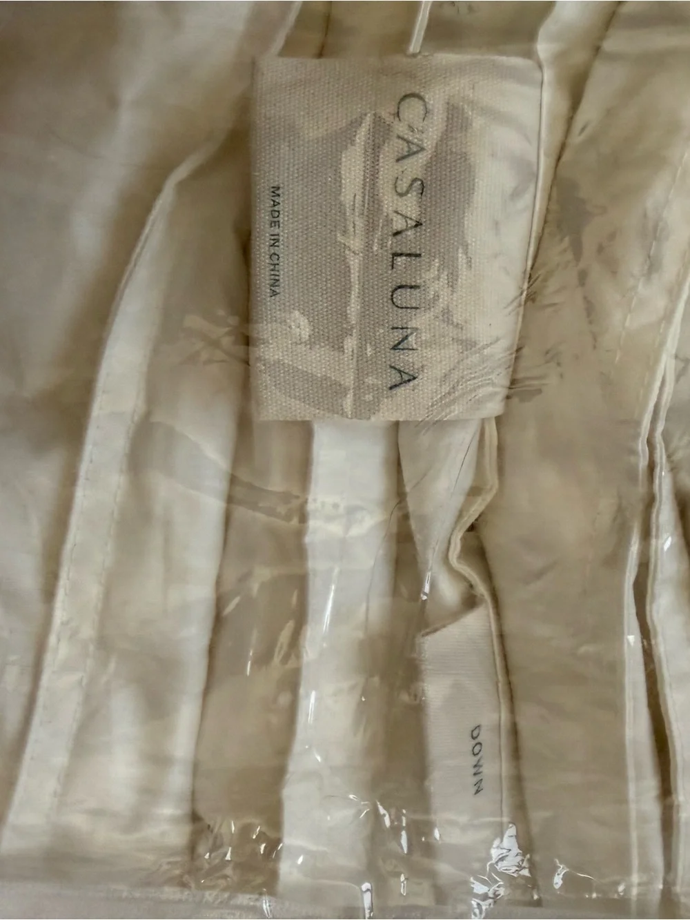 Casaluna Cream All-Season Down Comforter